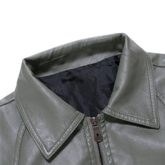 Slim Fit Leather Jacket