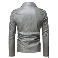 Slim Fit Leather Jacket