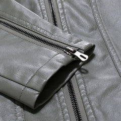 Slim Fit Leather Jacket