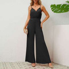 V Neck Jumpsuit