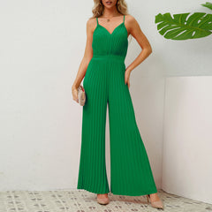 V Neck Jumpsuit