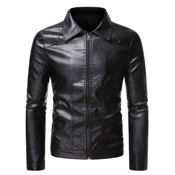 Slim Fit Leather Jacket